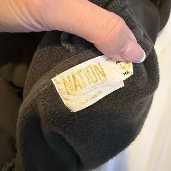 Nation LTD Davina Puff Sleeve Hooded Sweatshirt - Picture 7 of 8